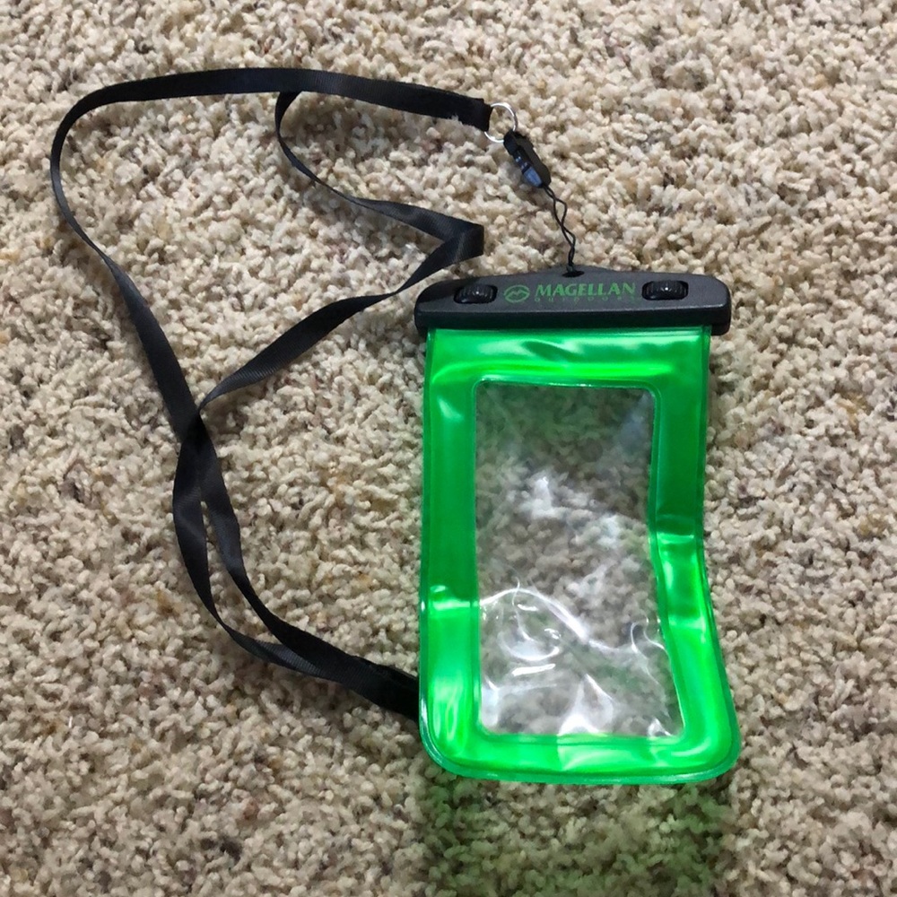 Magellan waterproof phone holder with neck strap